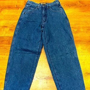 giorgio armani quilted lined blue denim jeans 29x32 100% cotton